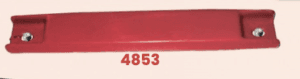Red PVC Coated Bar License Plate Magnet